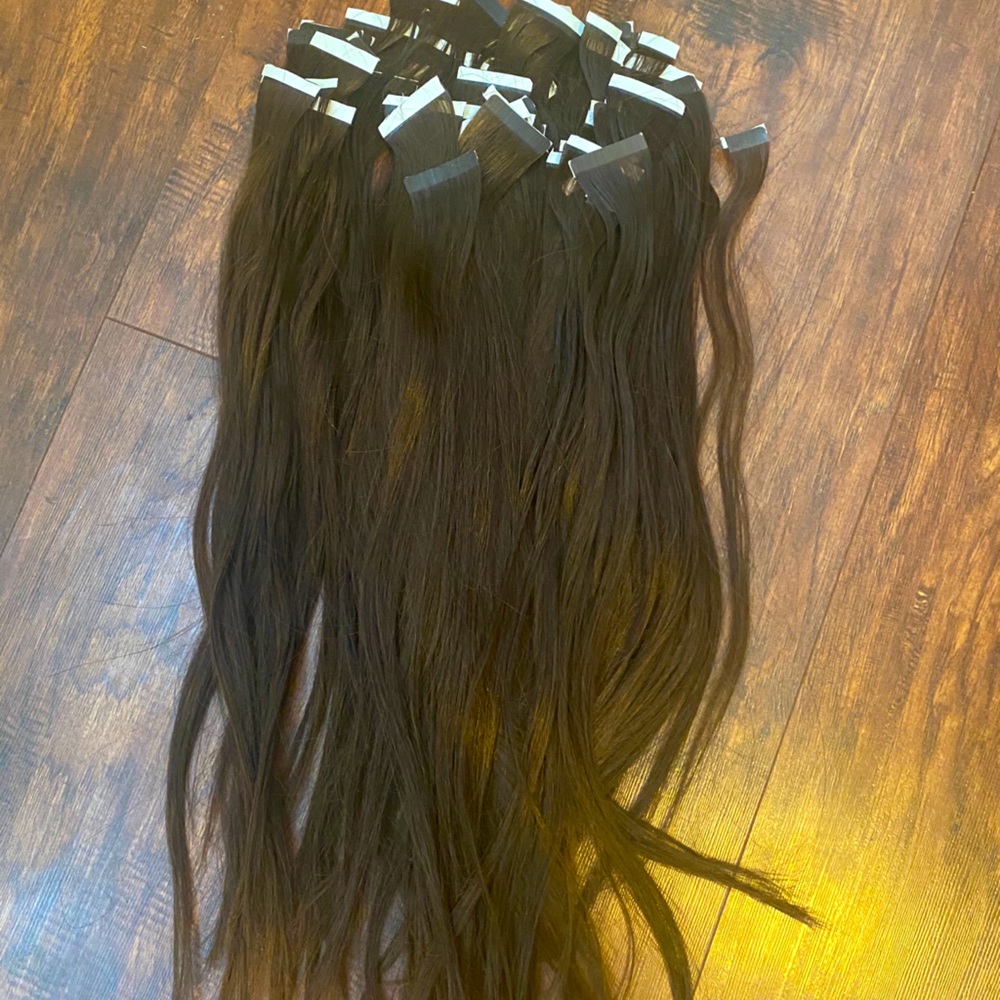 Remy tape in extensions. 4 packs.
